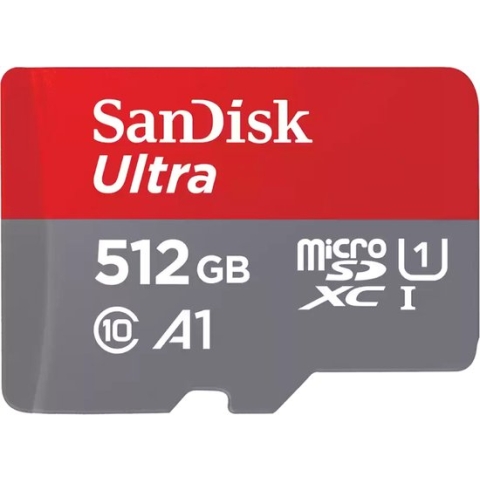SanDisk MicroSDXC Ultra Android 512GB 150MB/s CL10, Chromebook