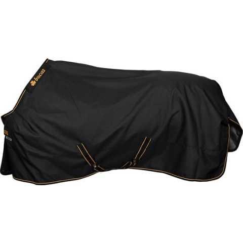 Bucas Deken Irish Turnout Light 50gr Pony Zwart-goud - 85/107