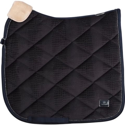 Eskadron Zadeldek Platinum Velvet Croco Donkerblauw - dressuur Paard