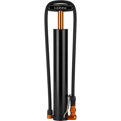 Lezyne Micro Floor Drive XL - Fietspomp - Tot 2,4 bar - ABS Flip Chuck - Presta, Schrader en Dunlop ventielen - Aluminium - Zwart