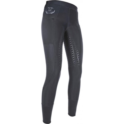 HKM - Rijlegging -Mesh - Silicoon Zitvlak - Zwart - 44/46