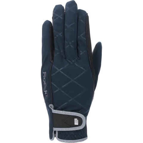 Roeckl Rijhandschoen Julia - maat 7.5 - night blue