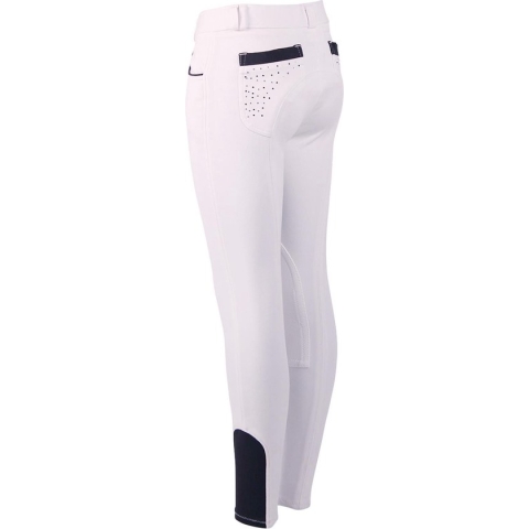 Qhp Rijbroek Pearl Kids Wit - 176