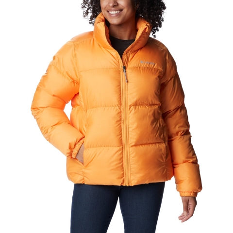 Columbia Puffect Jacket 1864781869, Vrouwen, Oranje, Jasje, maat: XL