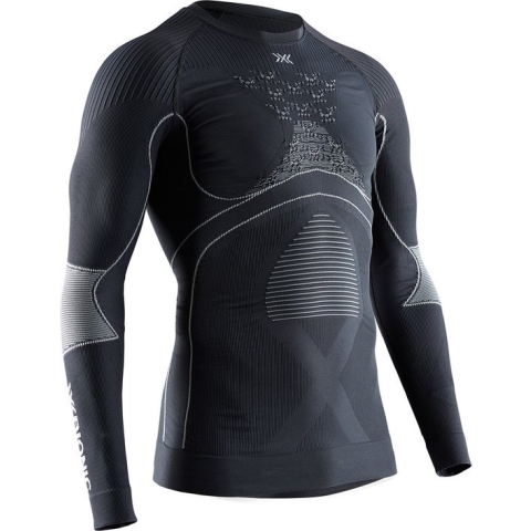 X-Bionic Energy Accumulator 4.0 Longsleeve Shirt Heren, charcoal/pearl grey Maat M
