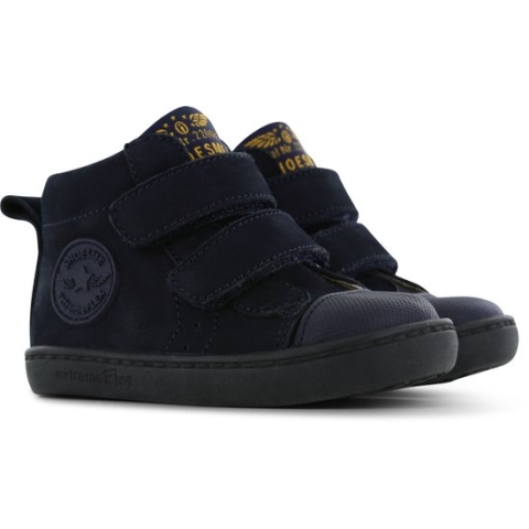 Klittenbandschoenen | Jongens | Dark Blue | Leer | Shoesme | Maat 21