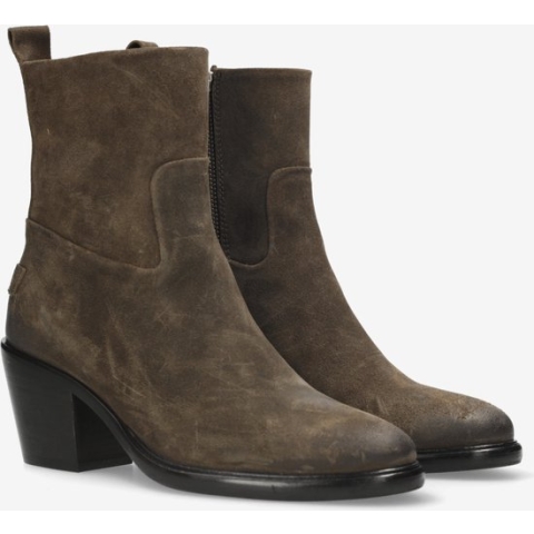 Shabbies Amsterdam Enkellaars Julie Taupe - Maat 39
