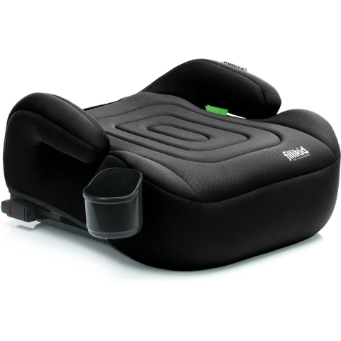 Auto Zitverhoger - I-Size - Isofix - Autozitje - Zwart - DeLuxe - Gecertificeerd - Fillikid