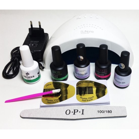 Biab Builder Set - Uw complete Biab Builder Gel kit - Gellak - Nagellak Gel - UV/LED Nail Lamp 2-in-1