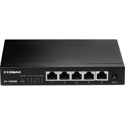 EDIMAX GS-1005BE Netwerk switch 5 poorten 2.5 GBit/s