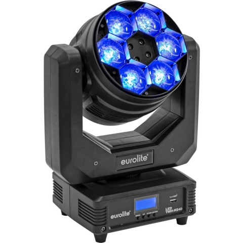 EUROLITE Set 2x LED TMH-H240 Beam/Wash/Flower Effect + Case