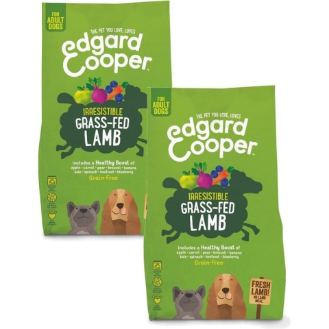 Edgard & Cooper Verse Graslam Brok - Voor volwassen honden - Hondenvoer - 2 x 2.5kg