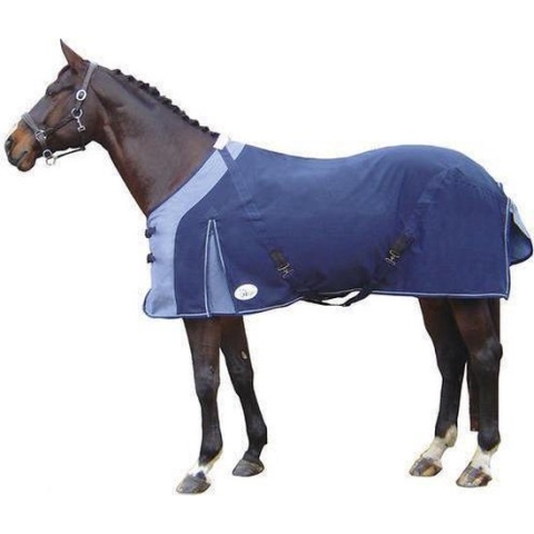 Harrys Horse Zomerdeken 2 Tone Navy 165