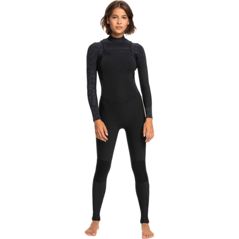 Roxy Dames Swell Series 4/3mm Borst Ritssluiting Wetsuit ERJW1031