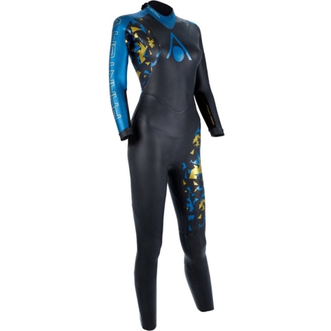 Aquasphere Phantom V3 - Wetsuit - Dames - Zwart/Blauw - L