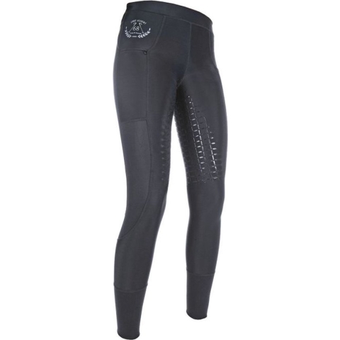 HKM - Rijlegging -Mesh - Silicoon Zitvlak - Zwart - 32/34