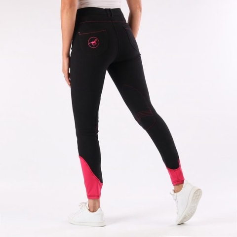 Red Horse Rijbroek Evy Slimfit Kids Zwart - 164