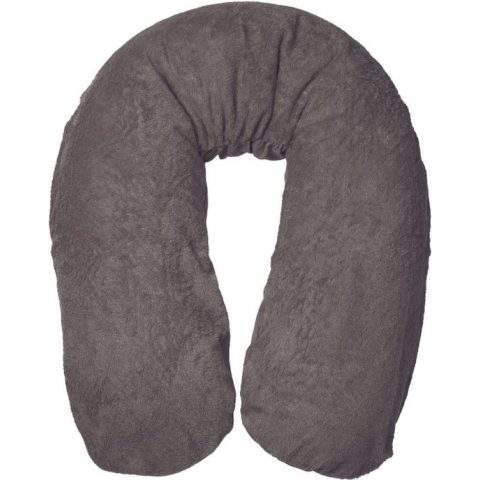 Form Fix XL Zwangerschapskussen - Voedingskussen - Zijslaapkussen - Body Pillow - Lichaamskussen - 185 cm - Inclusief Badstof/Katoen Hoes Antraciet