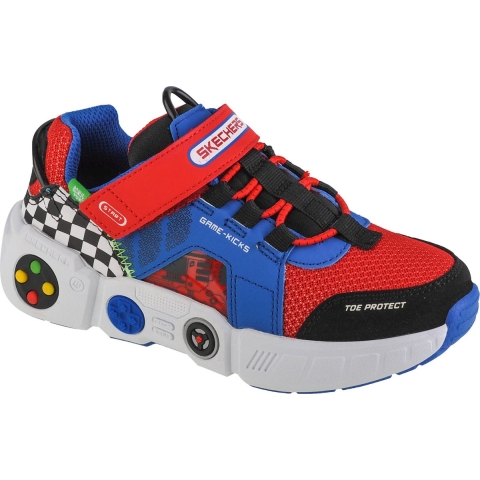 Skechers Gametronix 402260L-BLMT, voor een jongen, Rood, Sneakers, maat: 34