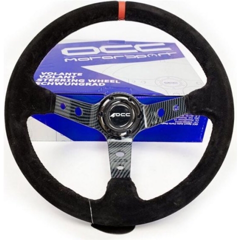 Racing Steering Wheel Track Black