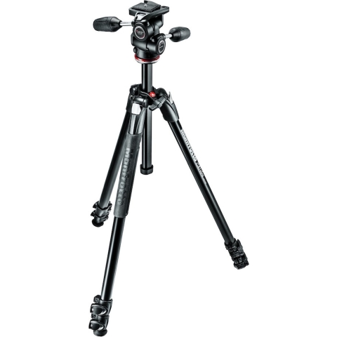 Manfrotto 290 XTRA Kit 3 Way Head | Tripods | Fotografie - Statieven | MK290XTA3-3W