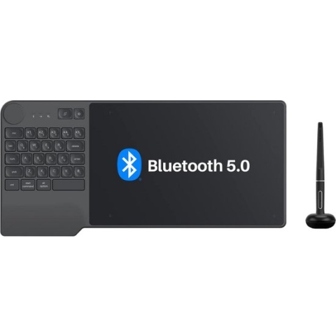 Huion® Inspiroy KD200 Tekentablet - Bluetooth - Met Toetsenbord - 8192 niveaus - Drawing tablet - Tilt control - Grafische tablet