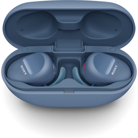 Sony WF-SP800N - Volledig draadloze oordopjes Noise cancelling - Blauw
