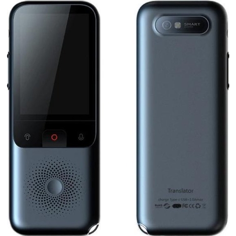 DrPhone Worldvoice2 Vertaler - 138 Talen - Translator voor Business Travel - Offline Vertaling - Smart Camera - Zwart/Grijs