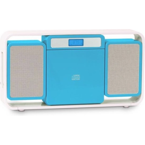 Bigben Micro Radio CD Speler - Wit & Blauw
