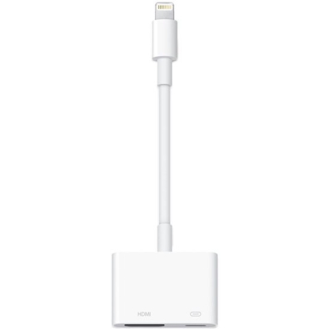Originele Apple Lightning naar USB-C en Digital AV / HDMI Adapter Wit