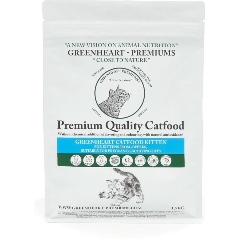 Greenheart kattenvoer kitten 10 kg - Kat