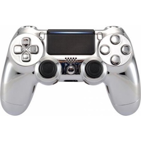 Clever Gaming Wireless Dualshock 4 Controller V2 - Full Silver Custom - Geschikt voor PS4