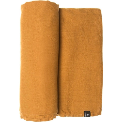 Himla Sunshine Linnen Tafelkleed - 145 x 330 cm - Amber