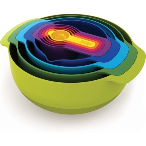 Schalenset Nest van 9 - Multifunctioneel, Assorti - Joseph Joseph