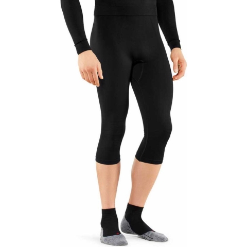 FALKE heren 3/4 tights Maximum Warm - thermobroek - zwart (black) - Maat: M