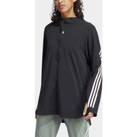 adidas Performance Train Icons Full-Cover Top - Dames - Zwart- XS