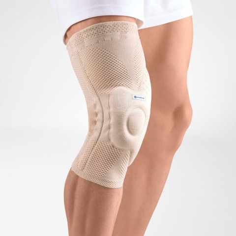 Bauerfeind GenuTrain A3 Artrose Kniebrace - 3 - Links - Beige