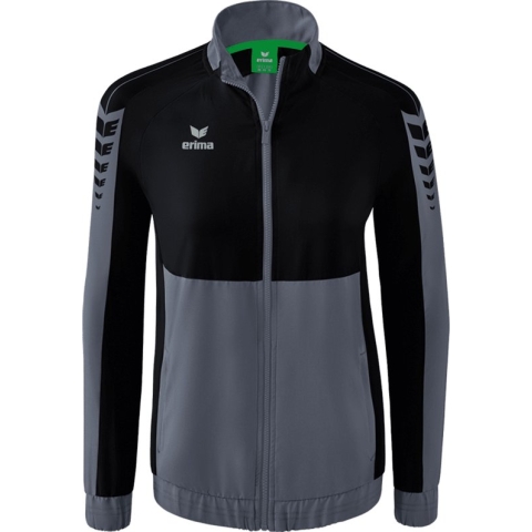 ERIMA Six Wings Presentatiejack Dames Slate Grey-Zwart Maat 42