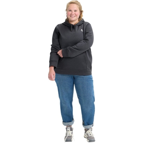 Burton Oak dames hoodie true black heather
