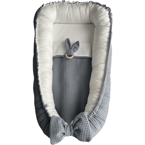 Babynestje | Oudblauw |INCLUSIEF DEKENTJE | OEKO-tex | Comfortabel