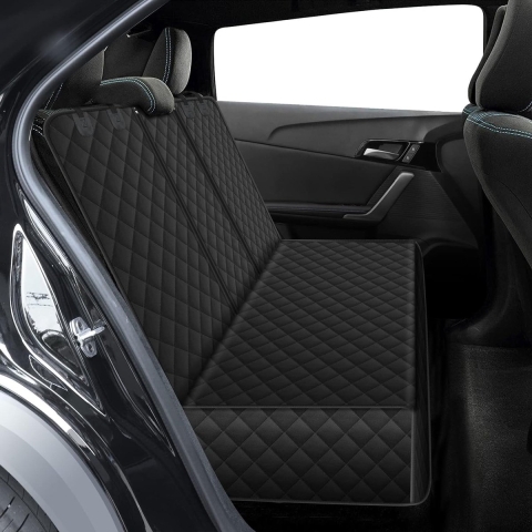 Beschermhoes achterbank, waterbestendig en krasbestendig Antislip hangmat Bescherming achterbank tegen vuil en vacht voor auto's en SUV's