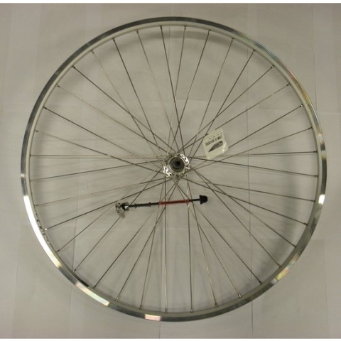 Roland achterwiel 28 x 1 uitval freewh Race zilver RVS spk