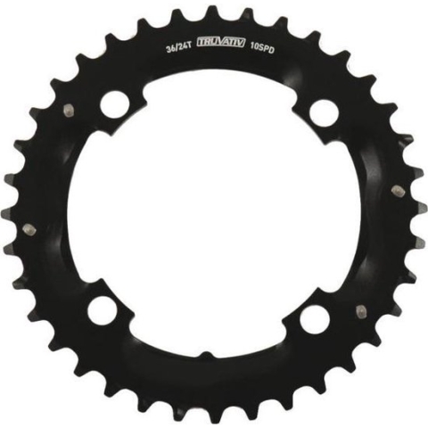 SRAM MTB Chainring 104mm BCD 10-speed, matte black Uitvoering 36T