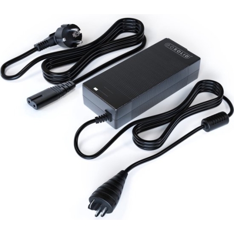 GO SOLID! ® lader geschikt voor Bosch Active Performance fietsaccu - Elektrische fiets oplader 4A - 36V