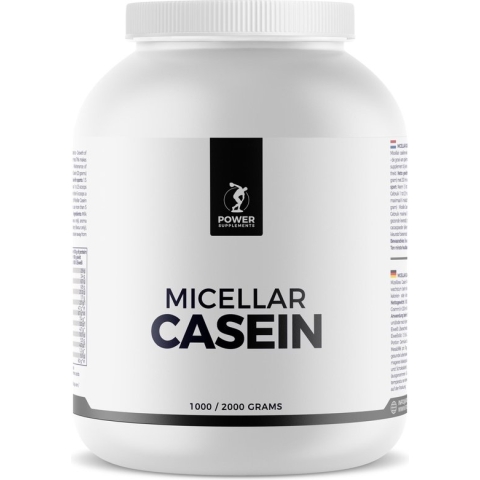 Power Supplements - Micellar Casein - 2kg - Bos-Aardbei