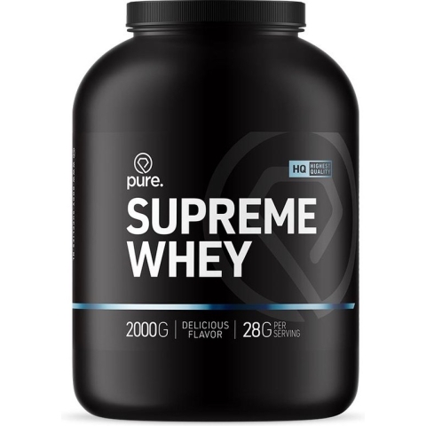 PURE Supreme Whey - bosvruchten - 2000gr - eiwitshake - wei protein - koolhydraatarm - whey eiwit - eiwitten