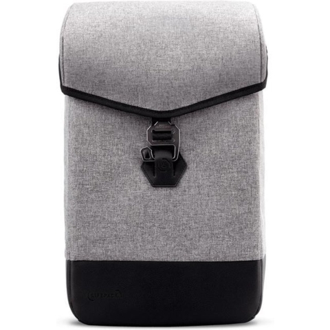 Hustlepack rugzak - Solgaard rugzak - Vintage style backpack - STEEL model - gepatenteerde anti-diefstal rugzak - Laptop vakje - USB oplader