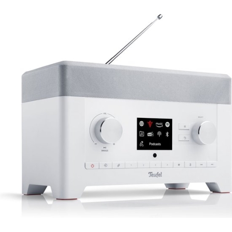 Teufel RADIO 3SIXTY - Internetradio met DAB+, FM, bluetooth, Spotify Connect - wit