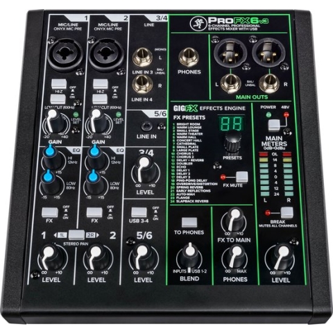 Mackie ProFX6V3 - Analoge mixer
