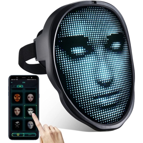 Led masker Intelligent lichtgevend purge masker - carnaval festival halloween - trippy cosplay